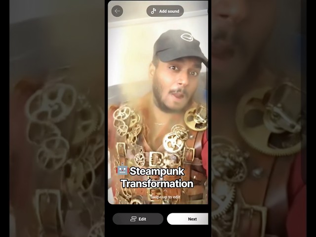 Steampunk Transformation 🔥 | AI Filter Tutorial #tutorial #tutorialfilter