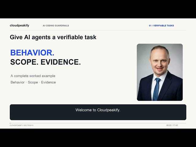 AI Coding Agents: Stop Accepting "It Works" | DevOps Course #1