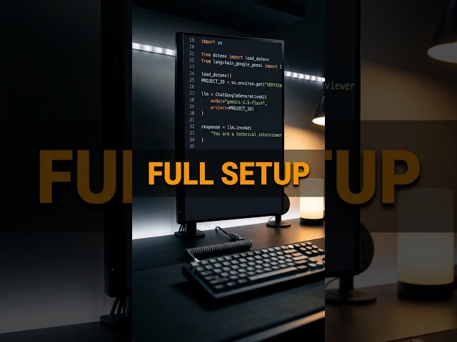 Connect LangGraph to Vertex AI Gemini in Under 90s