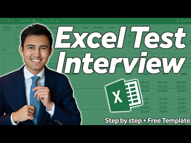 REAL Excel Interview Tests for Business & Finance Roles