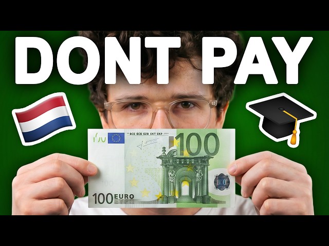How To Study In The Netherlands For FREE (All Expenses Paid)
