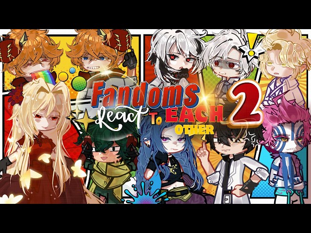 FANDOMS react to EACHOTHER INTRODUCTION | 2/2 | 2x | GENSHIN, ORV, MHA, ALNST, ARCANE, INKTOT ...ETC
