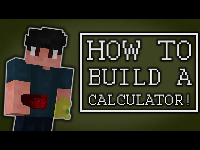 HOW TO BUILD A REDSTONE CALCULATOR | A tutorial by Technical Minecraft!