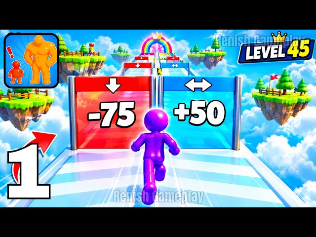 Tall Man Run - Funny Running Adventure - Gameplay Walkthrough Part 1 (Android, iOS)