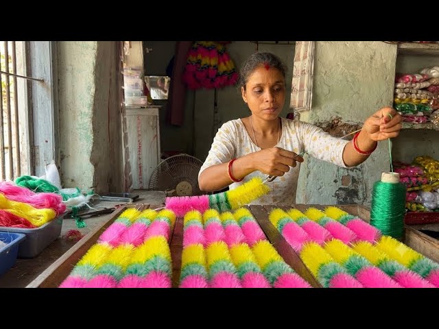 Amazing Resham Mala Making Process of India | Complete Traditional Process