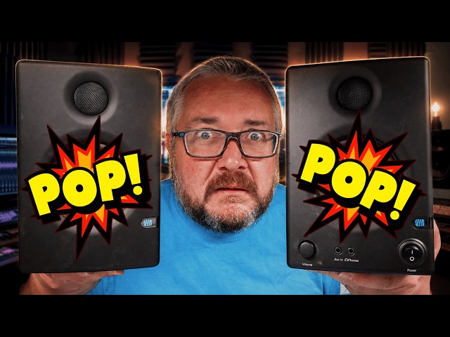 These SPEAKERS make an Insanely LOUD noise when turned on | Can I FIX them?