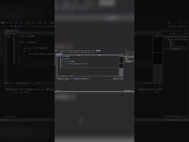 My First C# Program in .NET | Hello World Tutorial (DevOrbit)