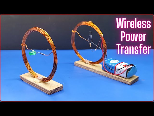 how to make wireless power transfer project || Science project