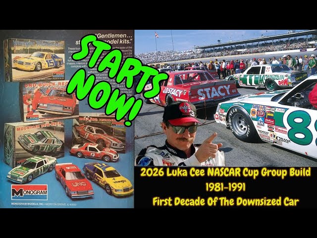 1980's NASCAR Race Car Model Group Build ( The Bill Coulter Tribute Build Pt 1) Ep.470
