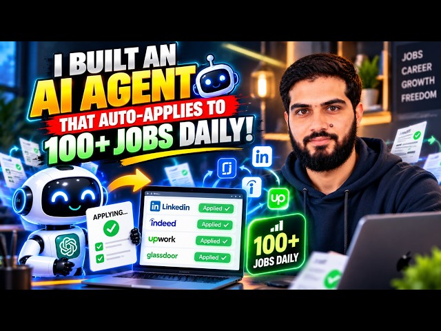 Built AI Agent That Auto-Applies to 100+ Jobs Daily! 🤖 | Auto Job Hunter Bot #ai #aishorts