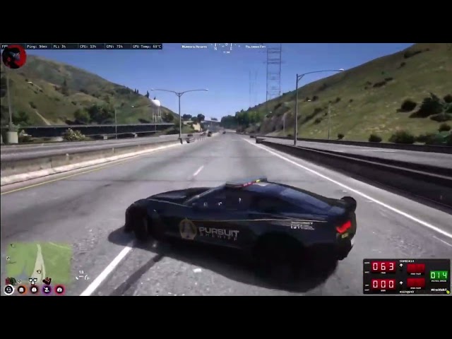 Tommy escapes Cop Chase in Style with Cop POV (COPS ARE IMPRESSED) | GTA RP NoPixel
