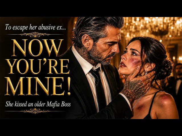 To Escape Her Abusive Ex, She Kissed an Older Mafia Boss — He Whispered, “Now You’re Mine!”