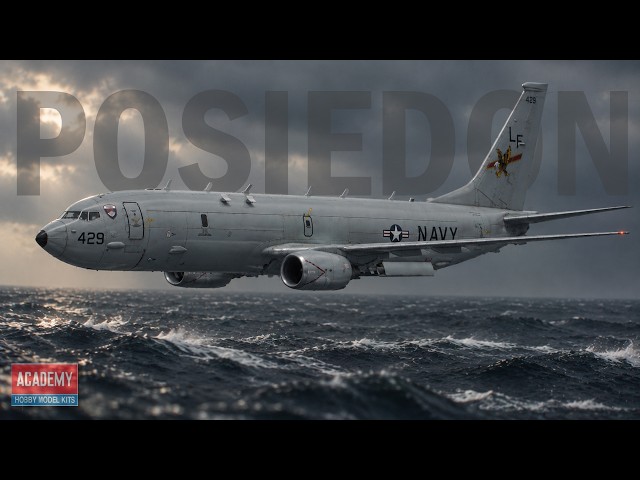 Academy's 1/144 P-8A Poseidon | Full Build | 4K