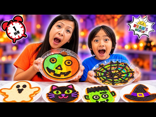 HALLOWEEN Pancakes and Other Arts and Crafts! 1+ Hour of Classic RYAN Fun!