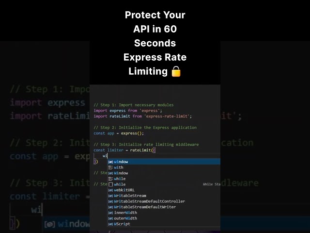 Securing Your Express API with Rate Limiting