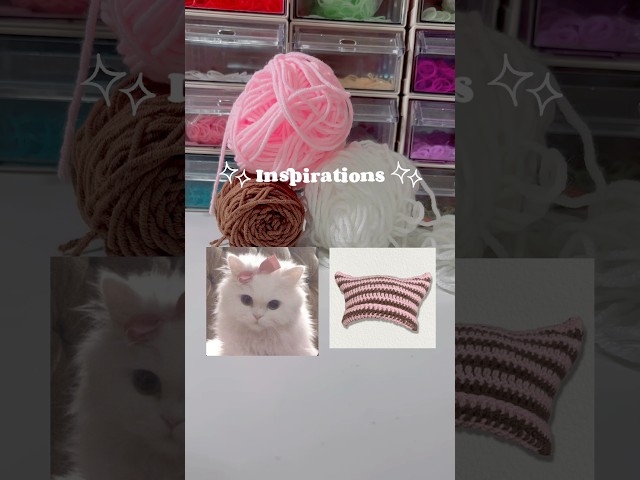 Crochet cat 🐱🎀🤎   #crochetcat #amigurumi