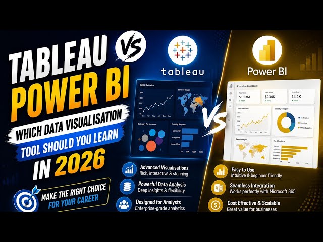 Tableau vs Power BI: Which Data Visualisation Tool Should You Learn in 2026? | Uplatz