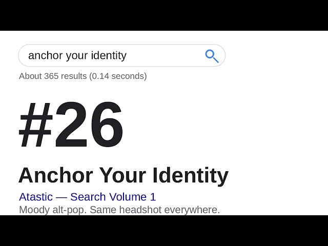 Brand Identity Anchors Your SEO: Be Recognizably You Everywhere | Daily SEO Song #26