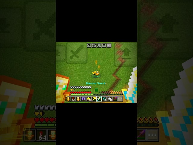 Totem by-pass with Sword😱 #minecraft #mc #mcpe #viral #shorts