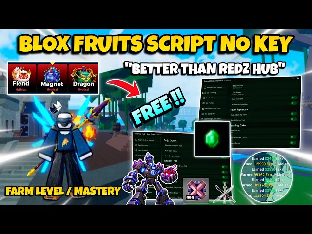 New *OP* Blox Fruits Script No Key - Auto Farm, Magnet, Farm Quest, Fruit ESP, Raid & More! 🔥