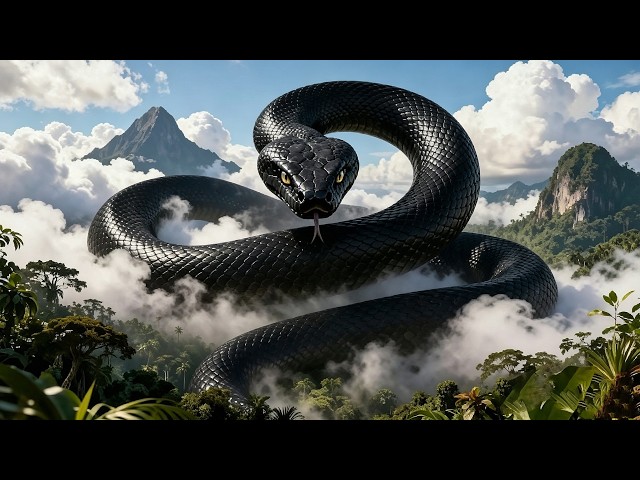 【FULL MOVIE 4K】Girl Explores The Jungle And Discovers A Hundred‑Meter Giant Snake!