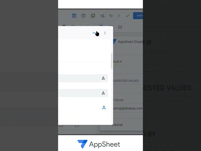 AppSheet Dropdown List using Text + Valid If