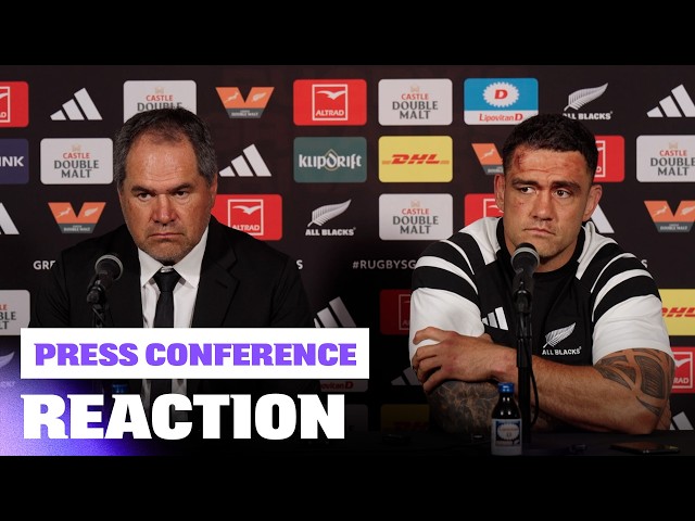 All Blacks React to the Final Springboks Test | Press Conference (Baltimore)