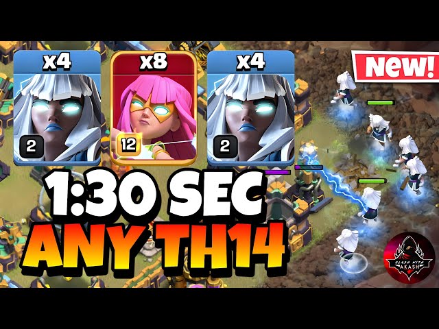 TH14 Electro Titan Attack Strategy | TH14 Electro Titan | Best TH14 Attack Strategy (2024)