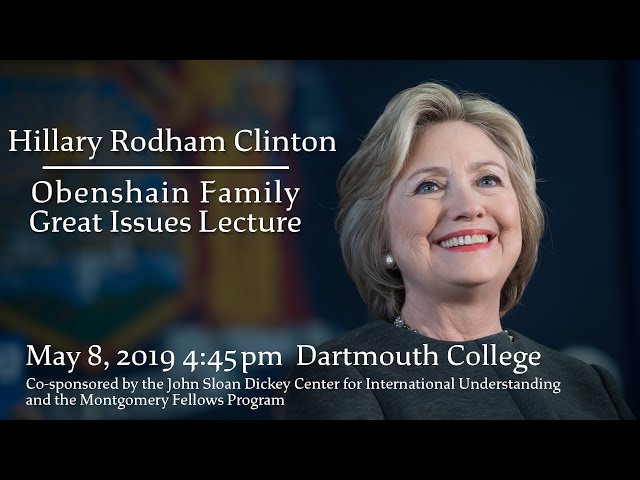 In Conversation with Hillary Rodham Clinton, Daniel Benjamin and Jake Sullivan
