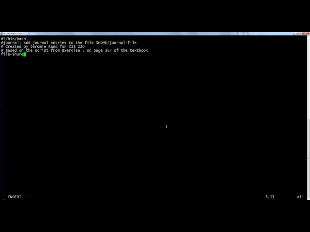 Shell Programming