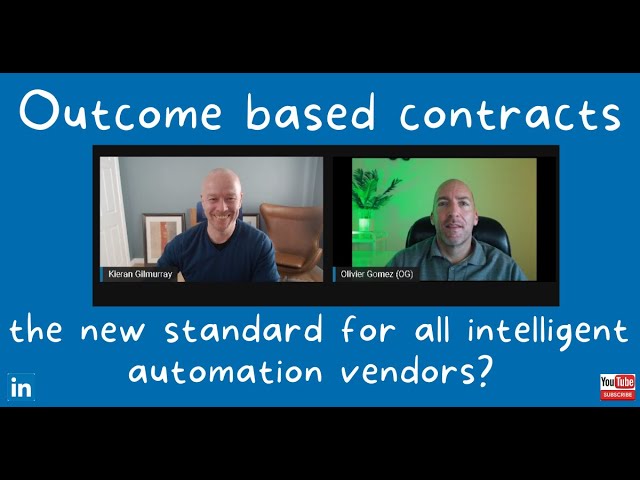 Outcome based models are A revolutionary concept in the intelligent automation industry