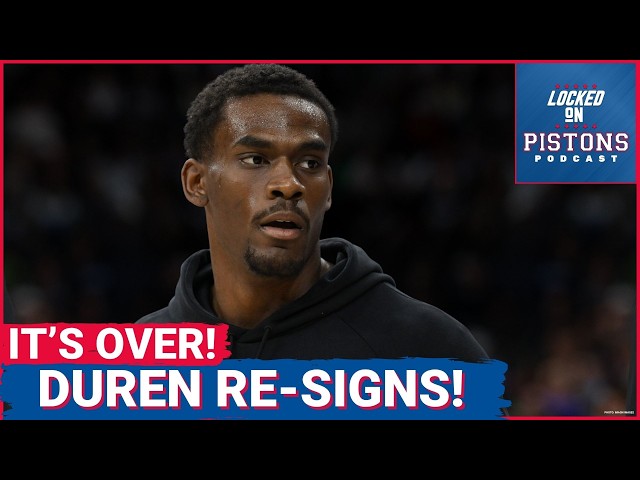 BREAKING: IT'S FINALLY OVER! JALEN DUREN HAS RE-SIGNED WITH THE DETROIT PISTONS ON A 5 YEAR DEAL!
