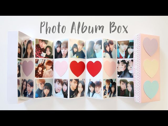 DIY | Pull Out Photo Album Box Tutorial | Handmade Gift Idea