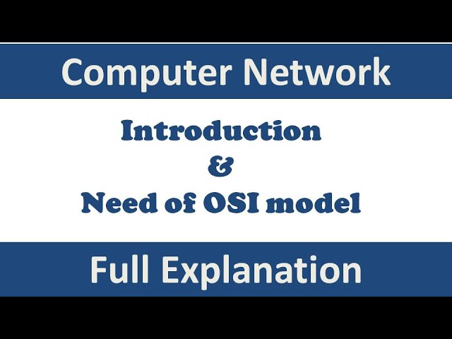 Network | osi model | need of osi model | computer networks | basic of network | network tutorial 21