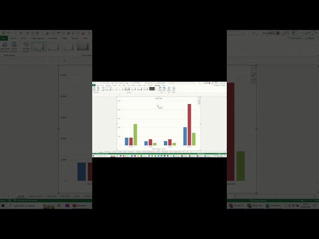 How to create a chart in seconds #exceltutorials #microsoftexcel #quick