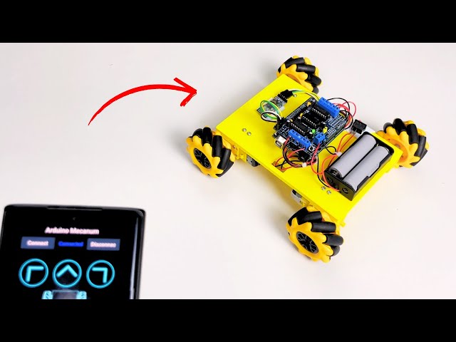 DIY Arduino Mecanum Wheels Robot – Full Build + Bluetooth Control