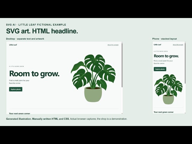 Turn AI Art into a Website Hero That Works on Mobile | elevenlabs.io