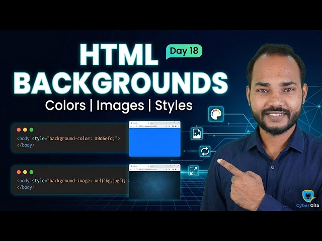 HTML Backgrounds Tutorial | Colors, Images, Patterns & Modern CSS Tips Explained