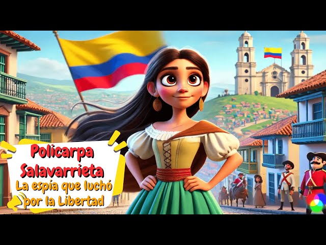 🇨🇴✨Policarpa Salavarrieta: La espía que luchó por la Libertad | Cuento infantil | Cuentos educativos