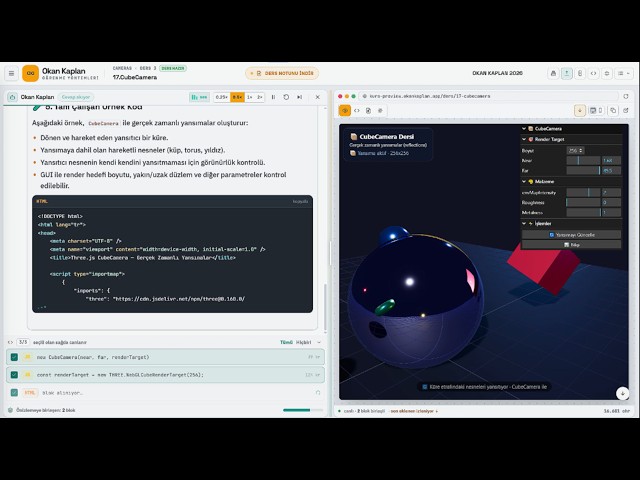 THREE.JS PRACTICAL 3D WEB DEVELOPMENT — FIRST STEPS UDEMY COURSE