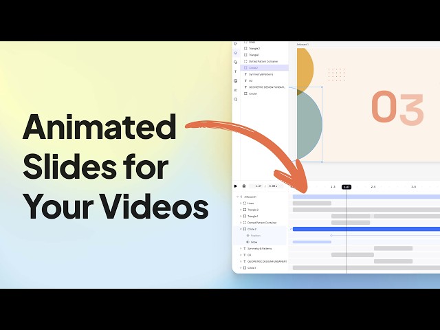 Class trailer: How to Create Animated Slides for Your Videos
