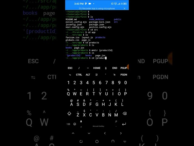 4. Next.js 15 tutorials for beginners with mobile phone(Dynamic Route Segment) 