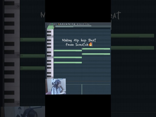 Making Hip Hop Beat from Scratch EASY 🔥(FL Studio) #shorts #shortsfeed #flstudio