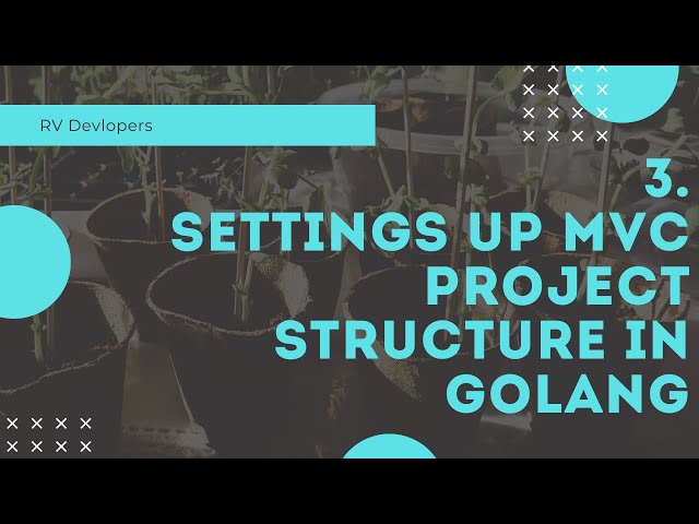 3. Setting up mvc project structure in Golang