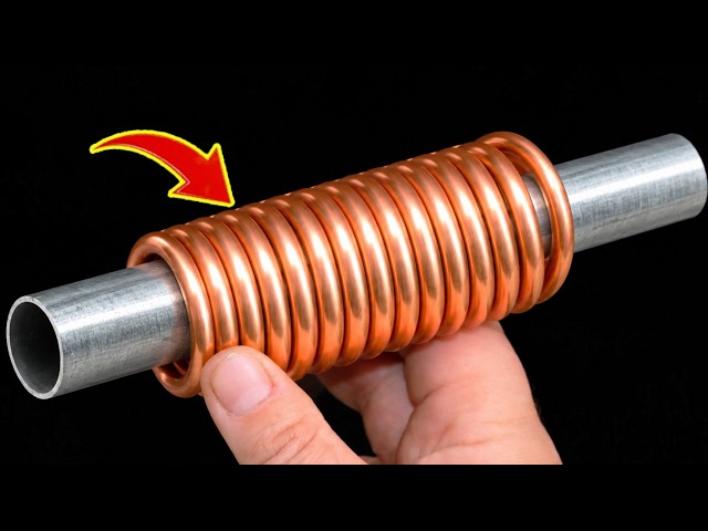 Just wrap a copper pipe around a steel pipe and you'll be surprised by the result! 😱