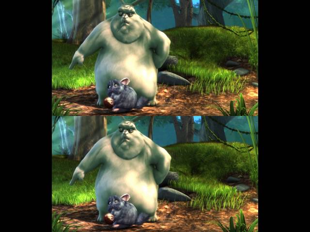 Big Buck Bunny - Sunflower 4K 3D