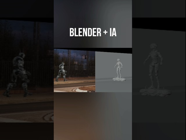 Así integro IA y Blender en un VFX #blender #blender3d #blendertutorial #vfx #cgi