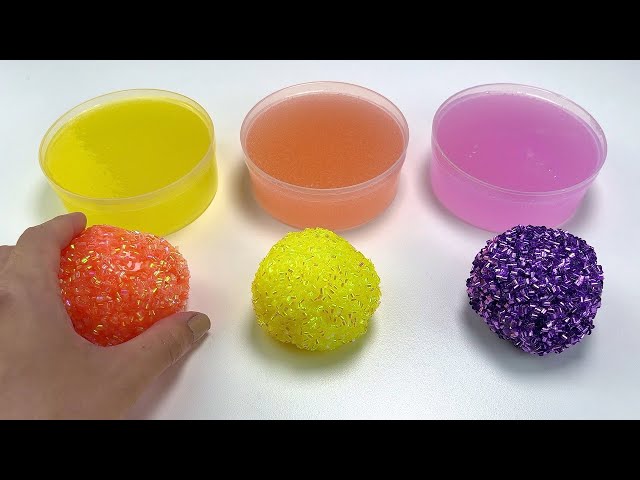 ASMR Slime | Crunchy slime | Bingsu beads slime | Jelly slime | Slime  mixing video #40
