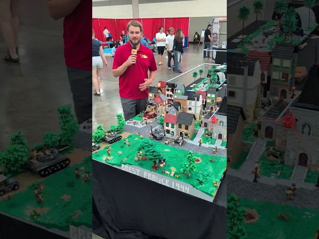 LEGO WWII Battle of Brest by @thebrickmerchant at BrickFair Baltimore