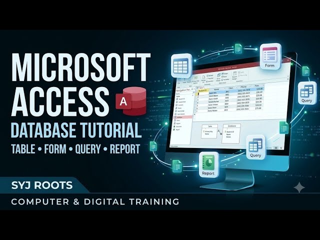 💻 Microsoft Access Tutorial | Learn Database Management Step-by-Step